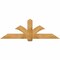 Ekena Millwork Redmond Rough Sawn Timber Gable Bracket, Western Red Cedar, 72"W x 24"H x 6"D x 6"F, 8/12 Pitch GBW072X24X0606RED00RWR - alternate 1